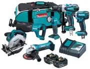 Makita DLX6102X1 - 18V 6 Piece Combo Kit (2 x 3.0Ah)