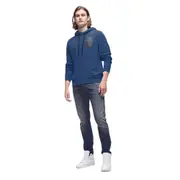 Replay Mens Overhead Fleece Asolo 1981 Hoodie Blue