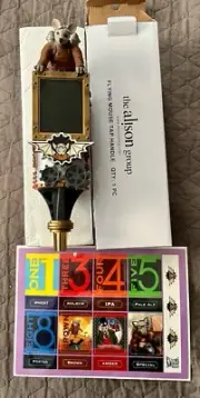 Rare Flying Mouse Brewing Figural Tap Handle New in Box Closed Brewery