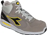 Diadora Utility Run Net AB Mid S3S, safety boots unisex , color: Light Grey , size: 36 EU