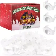 240 Pcs Extra Strong Magnetic Christmas Light Clips for C9 Socket Rounded Outdoo