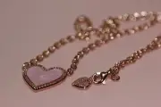NIB LIMITED EDITION PANDORA ROSE™ PINK SWIRL HEART COLLIER NECKLACE 389279C01-50