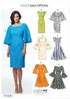 VOGUE SEWING PATTERN 9239 MISSES 6-14 EASY DRESS W/ FLARED OR STRAIGHT SKIRT