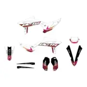 Ninetwo Decals Beta RR 2T/4T 20-22 Pink Orange w/ White BGS Leopard Graphics Kit