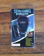 Vintage Spalding Quartz Digital Stopwatch Sports Timer NOS New