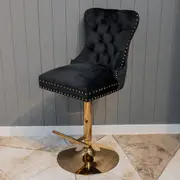x2 Chloe Velvet Bar Stool