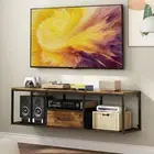 Floating TV Shelf Stand Wall-Mounted Entertainment Console Center Storage Black