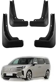 Car Mudguard Mud Flaps for Volvo EM90 2025+ Molded Custom Front and Rear Mudflaps Splash Guards Flares Kit 4-PC Auto Accessories,Send 1 Car Wash Towel
