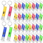 100 Pcs Mini Keychain LED Flashlight for Hiking Camping Travel Outdoor Activity