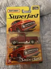 Matchbox Superfast #26 1956 Ford F-100 in Red 2005 Sealed Box Blister