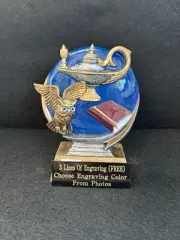 Color X Lamp Of Knowledge Resin Trophy