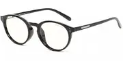 Gunnar ATTACHÉ Asian Fit Blue-Light Block ATT-00109 Men's Glasses Black Size 49 - Private Health Rebate - Blue Light Block Available