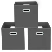 Yunkeeeper storage bins Cubes, Fabric Cube Organizer with Handle, Foldable Cube