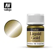 Vallejo 70795 Model Colour Metallic Green Gold (Alcohol Base) 35 ml Acrylic Paint
