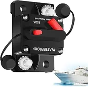 Audio Circuit Breaker - Electronic Battery Overload Protector,12-48V Circuit Breaker Manual Reset Protection for Marine, Automotive, Truck, RV, Boat