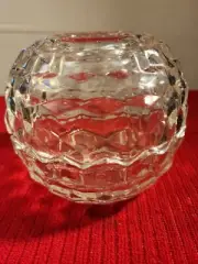 NEW IN BOX! Vintage Homco Clear Glass Globe Fairy Lamp Candle Holder.