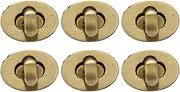[Tbest] 10 Sets High Hardness Elliptical Design Turn Lock Clasp for Luggage, Purses, and Handbagsand Purse Lock Clasp