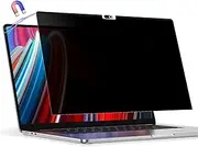 Privacy Screen Compatible with MacBook Air 15 Inch (2023-2025,M2,M3,M4),Magnetic Removable Privacy Filter for MacBook Air 15 M3, Anti Glare Blue Light Screen Protector for Mac 15In -Model:A2941/A3114/A3241