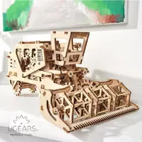 在飛比找蝦皮購物優惠-UGEARS｜聯合收割機【木百貨】自我推進模型｜木製模型｜組