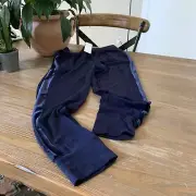 NWT Eileen Fisher Midnight Tencel Stretch Terry Track Pants Size XS MSRP$198