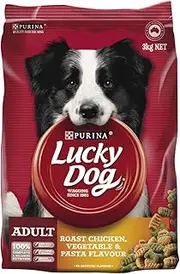 Purina Lucky Dog Adult Chicken, Vegetable and Pasta Dry Dog Food 3 kg