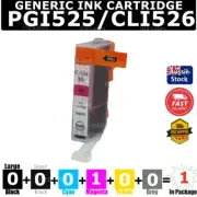 1x CLI-526 Magenta Ink For Canon MG5250 MG5350 iP4850 MG6250 MG8150 MX895 cli526