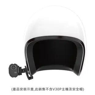 MUFU 行車紀錄器 V30P V20S 安全帽背夾支架 (無耳機)《比帽王》