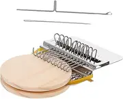 FONDOTIN 1Set Mini Wooden Weaving Tool for Weaving for Intellectual Play and Creativity Compact Hand Knitting Loom for Craft Activities