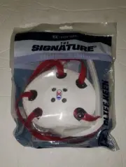 Cliff Keen E58 Signature Wrestling Headgear - White/red