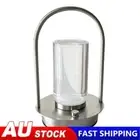 Portable Metal Cordless Table Lamp Rechargeable 3 Color Dimming Touch Lamp (B)
