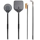 Pizza Turning Peel 9 Inch Perforated Pizza Peel and Pizza Brush Ash Rake 4 Pi...