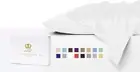 Crown Set of 2 Mulberry Silk Standard Pillowcases (White)