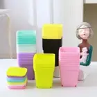 20pcs Mini Basin Flower Pots Planter Saucer Nursery Vase Plant Decor Tray