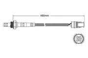 Pre-Cat oxygen sensor for Mercedes Benz SL320 W129 M104.991 6-Cyl 3.2 7/93-5/98