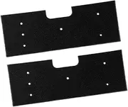 2pcs Lint Filters for GE Profile Washing Machine Dryer Combo WH01X35719, Washable and Reusable Lint Filter Replacement Foam(Black)