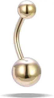 [6ixGosh] 14G Belly Button Rings Surgical Steel Clicker Belly Rings for Women CZ Opal Butterfly Heart Silver Gold Navel Rings Body Piercing Jewelry b, Stainless Steel, no gemstone
