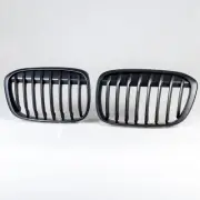 Matte Black Sport Style Front Bumper Kidney Grille For BMW X1 F48 Pre-facelift