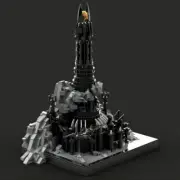 MOC-123051 Midi Scale Famous Tower Architecture Model from Movie 1084 Pieces