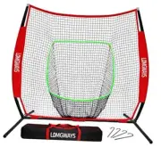 7'x7' Baseball Practice Net for Hitting and Pitching, Baseball Net ONLY
