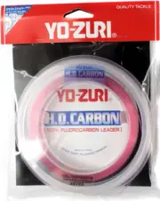 Yo-Zuri HD Fluorocarbon Leader Disappearing Pink 30yds 40lb-150lb FREE SHIPPING
