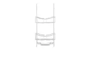 BETTER LIVING Venus 3 Tier Over the Door/Screen Shower Caddy - Aluminium Grey