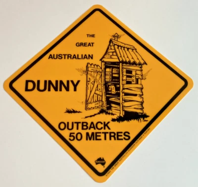The Great Australian Dunny Outback - The Great Australian Road Sign Co - Small