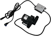 SHYSKY DC50C-2480A 24V Micro Brushless DC Water Circulation Pump 86W, Speed/Flow Adjustable, 8m 26ft Lift 2400LPH, Low Noise Continuous Circulation Cooling Pressure Gardening Sys