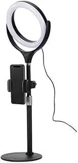 Labymos 8" LED Ring Light Dimmable Lighting Kit Phone+Selfie 40cm Tripod Makeup Live Lamp