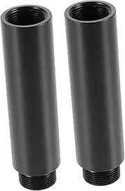 Totority 2Pcs Microphone Stand Extension Tube Lightweight Easy Mounting Compatible with Mic Stands and Boom Arms Stable Design for Streaming Recording and Gaming