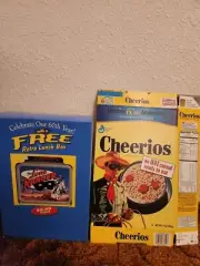 Cheerios 60th Anniversary 1995 Lone Ranger box of cereal & collectibles lunchbox