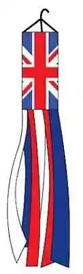 10 x "UNITED KINGDOM" Windsock Super Shiny poly 5ft wind sock UK Union Jack flag