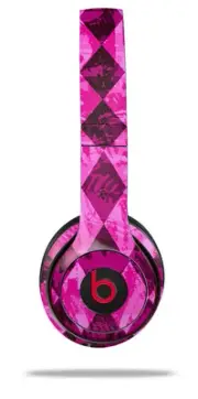 Skin Wrap for Beats Solo Wireless 2 3 4 Pink Diamond SKIN ONLY