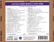 ALESSANDRO BONCI PRIMA VOCE: ALESSANDRO BONCI NEW CD