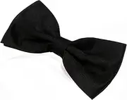 [WALWAL] Premium Bow Tie for Men: pre-tied, Adjustable, Durable & Stylish - Perfect for Weddings, Formal & Casual Events - Fits All Men & Gifting Ready(Black)
